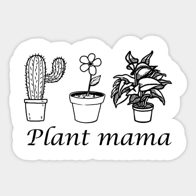 Plant Mama 2 Sticker by RemoteDesign